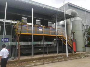 临汾喷漆废气8万风量催化燃烧